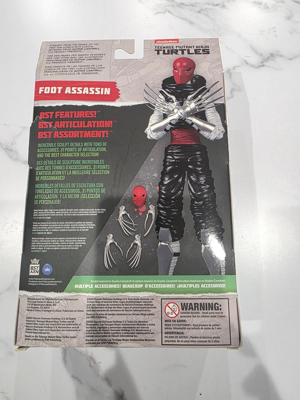 ( 2X) BST AXN Teenage Mutant Ninja Turtles Red Foot Assassin (2024) - Picture 5 of 8